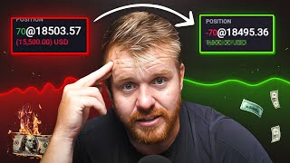 HOLDING A $15,000 RED TRADE LIVE!