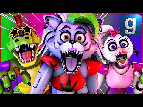 Gmod FNAF | Review | Brand New Security Breach Chasing Nextbots!