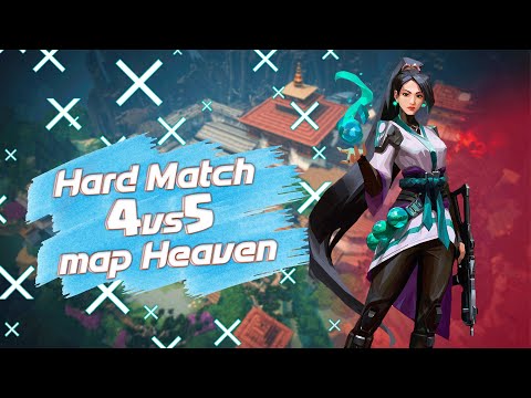 Hard match 4vs5 - map Heaven