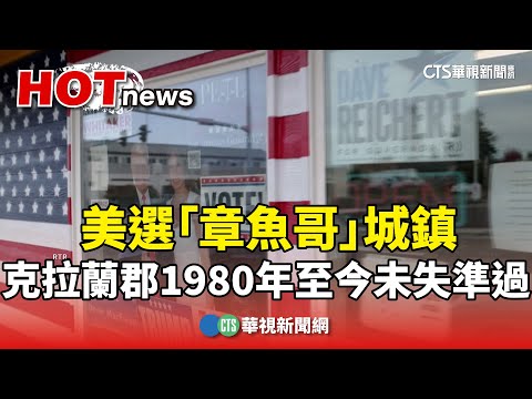美選「章魚哥」城鎮　克拉蘭郡1980年至今未失準過