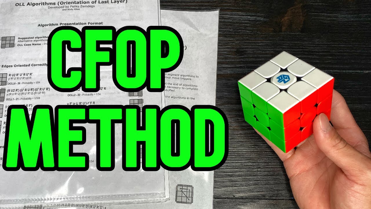 How To Solve The 3x3 Faster (CFOP Method)