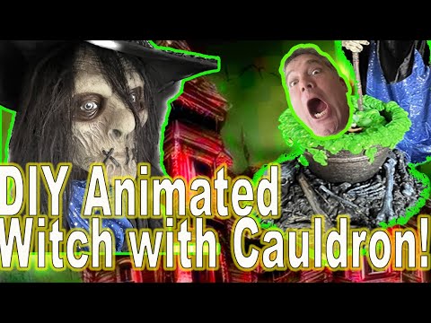 Animated Witch & Cauldron DIY Tutorial