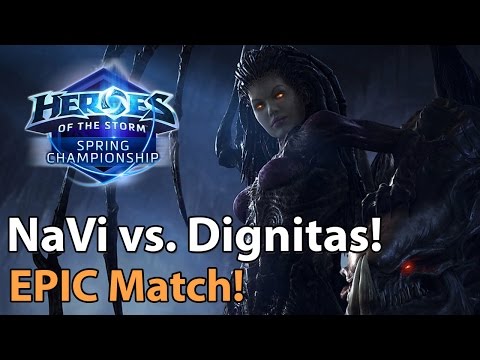 ► Heroes of the Storm Pro Gameplay: NaVi vs. Dignitas - Heroes Spring Championship