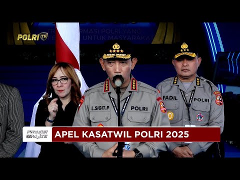 PRESISI UPDATE: LIVE - PERNYATAAN KAPOLRI TERKAIT APEL KASATWIL POLRI 2025 24/11/25 (13.00)