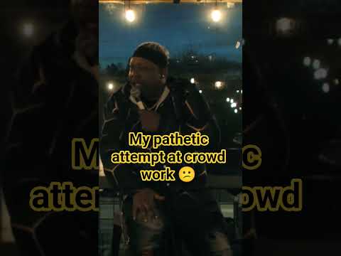 this is part of my attempt at crowd work I'm working on it trying to get better 😀 #comedy #funny