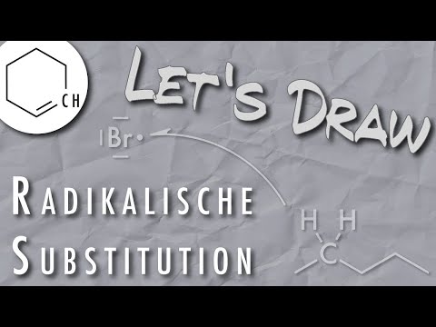 Let's Draw: Reaktion von Pentan mit Brom - Die radikalische Substitution