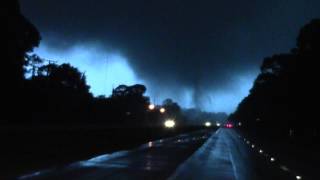 Tornado Forming - Touchdown in Edgewater Florida on December 10th, 2012