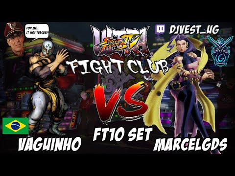 USF4 Fight Club Exhibition Series - Vaguinho VS MarcelGDS FT10 Set (Brazil Set)