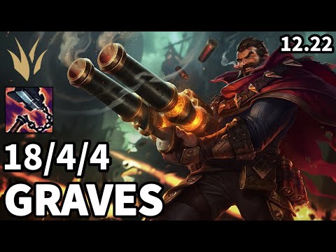 Graves Jungle vs Camille - KR Master | Patch 12.22
