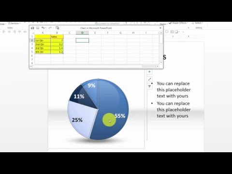 Custom Your Data Driven PIE Charts in PowerPoint Graphs Pack