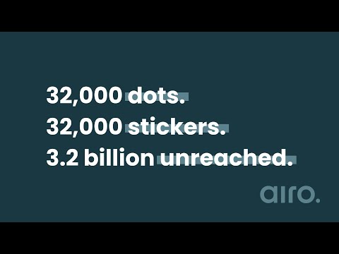 32,000 stickers, 3.2 billion unreached. | CrossCon 2024