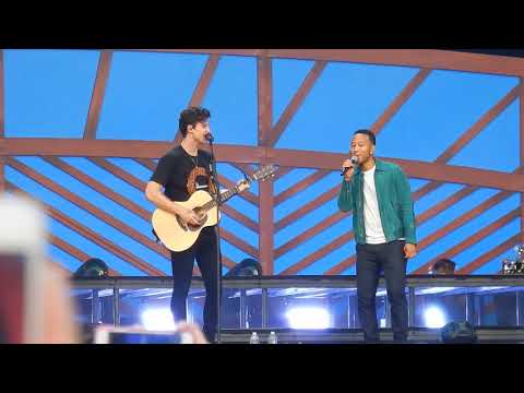 Shawn Mendes ft John Legend - Youth live (Global Citizen Festival 2018)