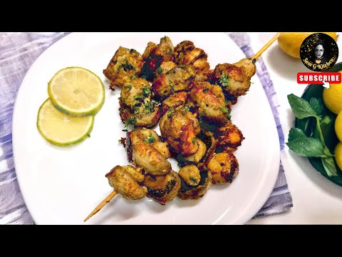Grilled Mushroom in Frying Pan | Quick & Yummy Appetizer