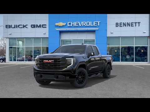 2026 GMC Sierra 1500 Double Cab Standard Box 4-Wheel Drive Elevation in Black for sale at Bennett Chevrolet Cadillac Buick GMC Ltd. in Cambridge, ON