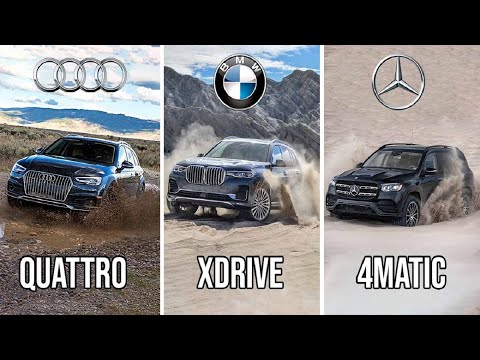 Audi Quattro VS  Bmv Xdrive VS Mercedes 4matic #mud #bmw #mercedes #audi #quattro #xdrive #4matic