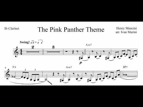 The Pink Panther Theme - Complete Backing Track