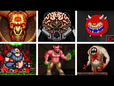 Mini Doom 2 - All Bosses + Ending [Ultra Violence]
