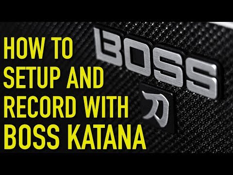 How to record with Boss Katana