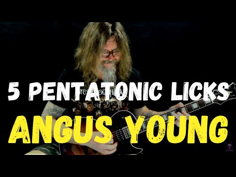 5 Fun & Easy Pentatonic Licks In The Style Of Angus Young