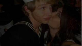 Sterling Knight Gets a Kiss from Someone . . .