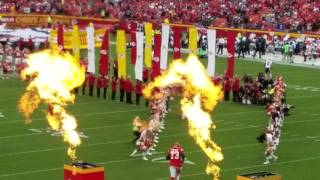 Chiefs Kingdom! The introductions.