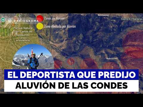 "Escenarios reales de riesgo": el deportista que predijo en febrero el aluvión de Las Condes con IA