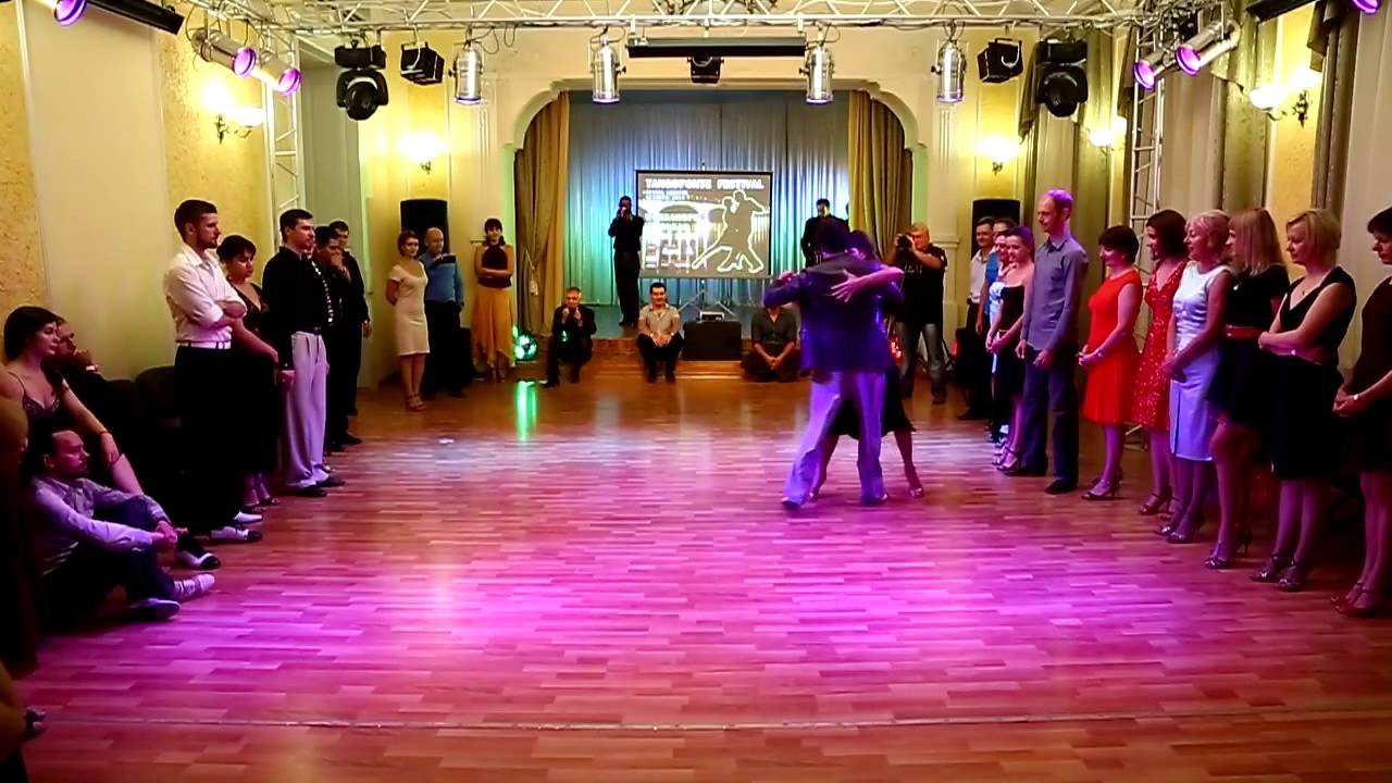 Andres Sautel and Celeste Medina 2014 (Tangoponte Festival, Saratov-Russia)