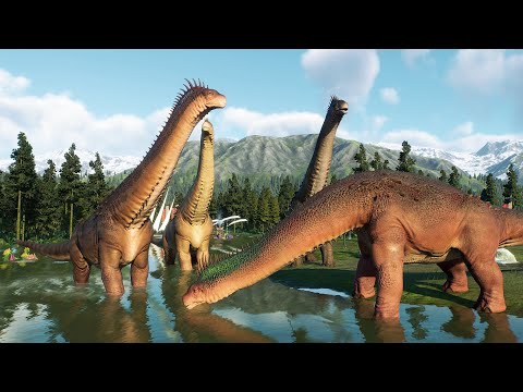 ALAMOSAURUS GIGANTIC DINOSAUR IN BIOSYN VALLEY | JURASSIC WORLD EVOLUTION 2