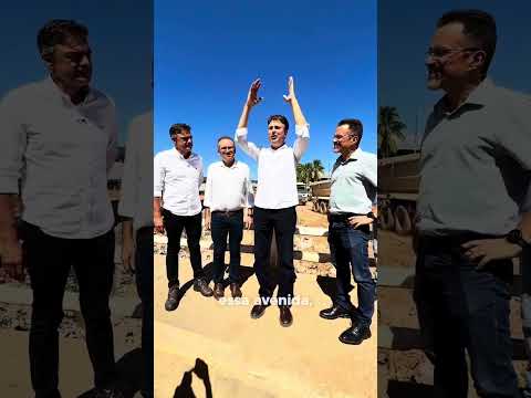 Camilo Santana visita obras do Canal do Rio Granjeiro, no Crato, que já atingem 58% de execução