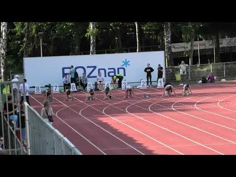 100m kobiet U18 Finał - Poznań 20230527