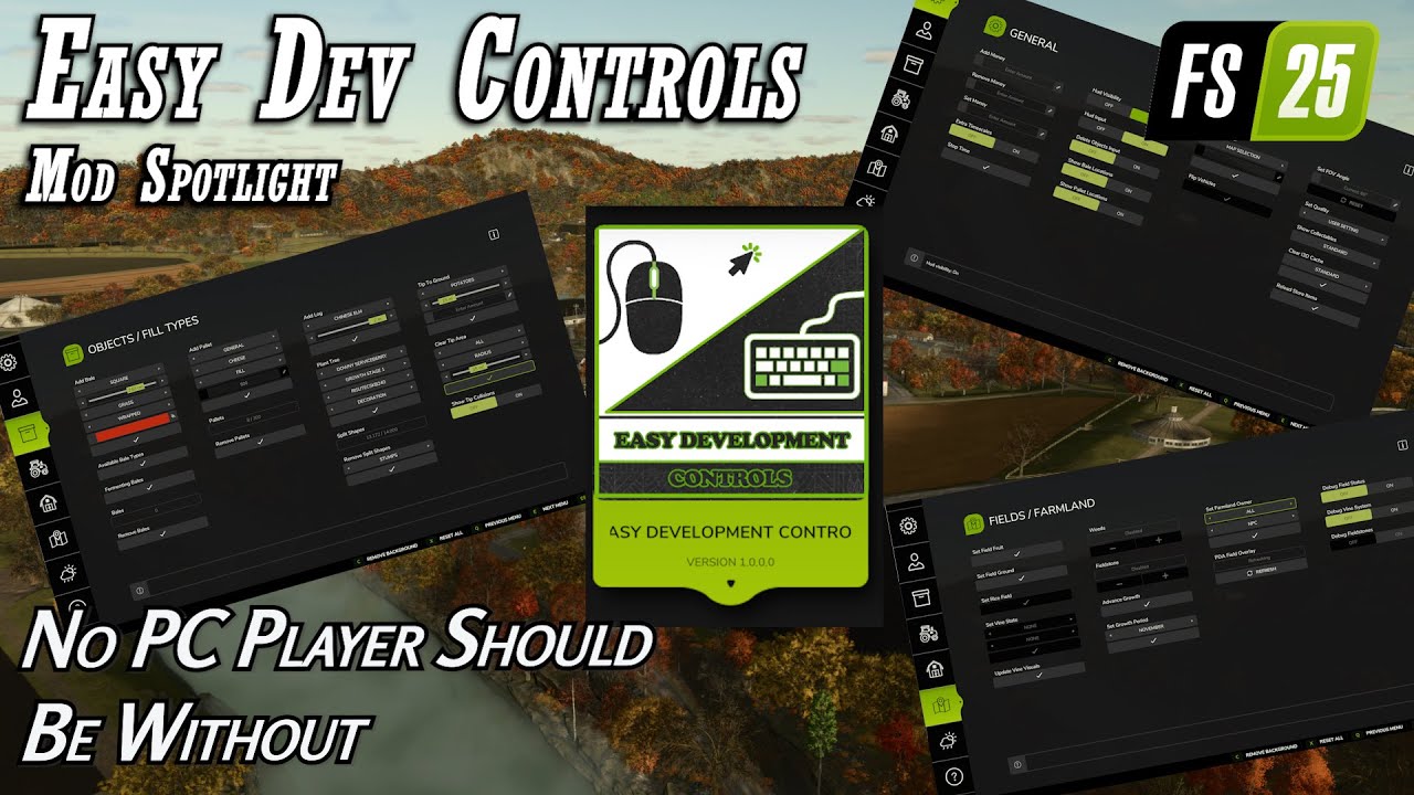Easy Development Controls | Mod Spotlight | Farming Simulator 25