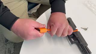 Using gun locks to secure weapons - Akron Children's video