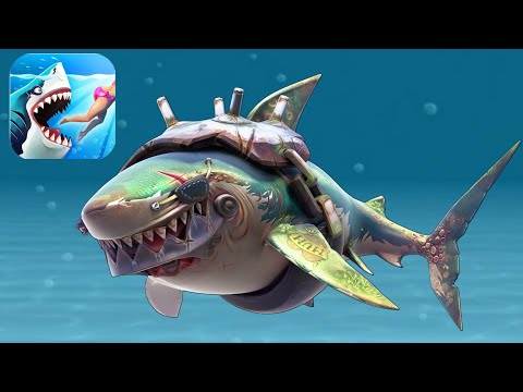 *Veteran Great White* Hungry Shark World Gameplay (ios,Android)