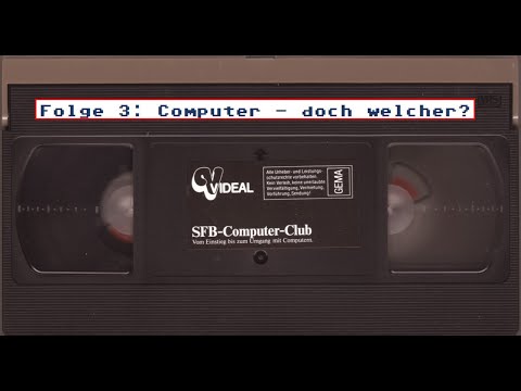SFB Computer Club Vom Einstieg bis zum Umgang mit Computern Folge 3 (3/5) ~ Computer - doch welcher?