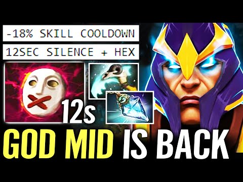 🔥 SILENCER MID IS BACK — Hex + 2x Silence 12sec Hard Disabler vs MARCI by Iceberg Dota 2 Pro