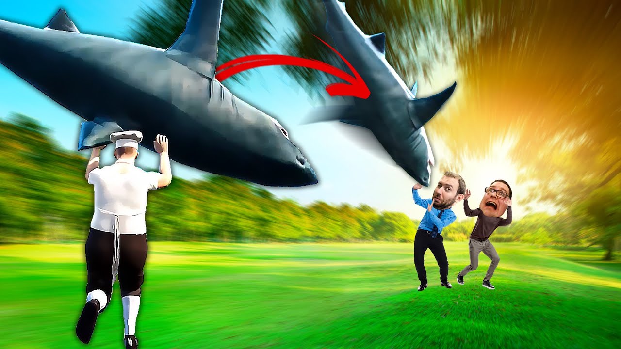 THROWING SHARKS TO ASSERT MY DOMINANCE | Bad Guy at School