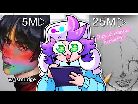 TRYING INSANE VIRAL ART TUTORIALS...