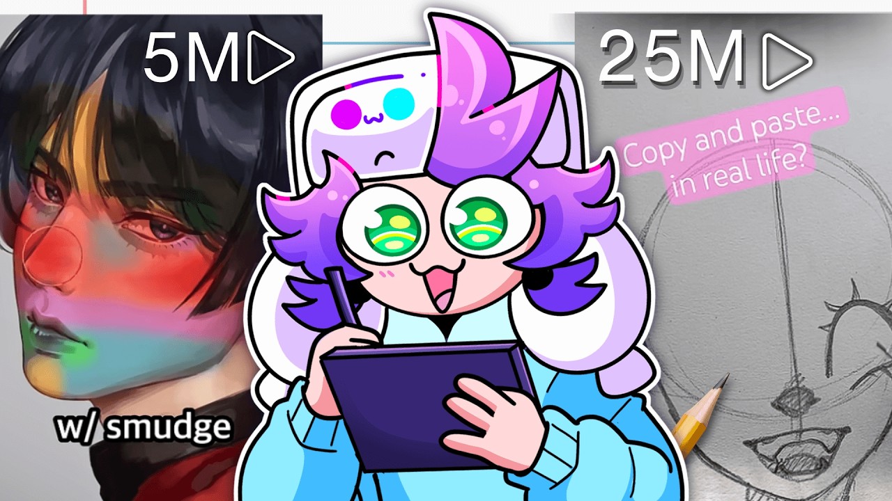 TRYING INSANE VIRAL ART TUTORIALS...