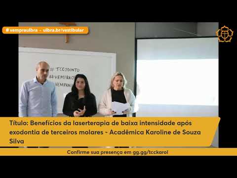 Apresentação de TCC da Odontologia da ULBRA Torres - 05/07 tarde