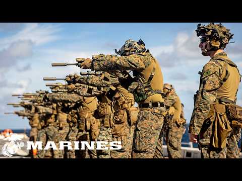 US Marine Corps: Major military exercise in Puerto Rico.
