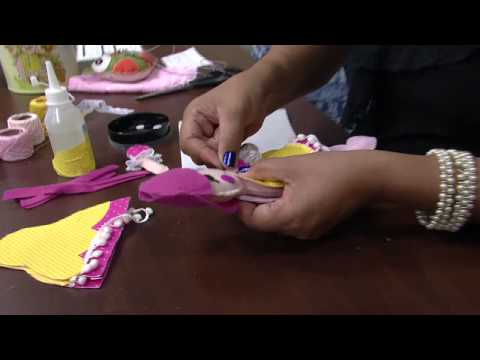 Mulher.com 09/01/2015 Raquel Silva - Lalaloopsy felt doll Part 2/2