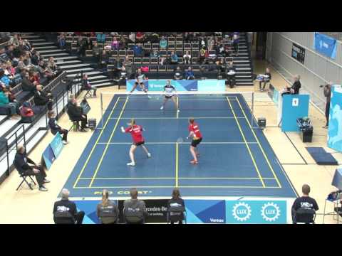 SM-sulkapallo 2016: naisten nelinpeli Pekkola/Rautala - Lindholm/Nyström