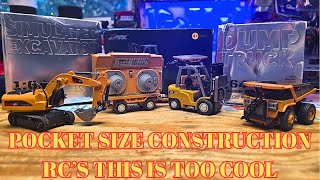 The Coolest Desk Top 1/64 Scale Construction RC Toys Ever By BRRRRT You Have To See This