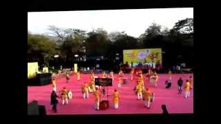 preview picture of video 'Vireshwar Dhol Tasha Pathak Khopoli At Garjana 2015 - Dhol Tasha Spardha'