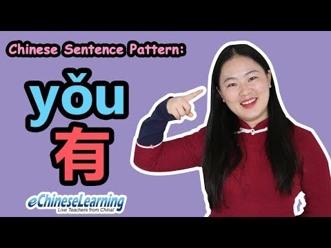 Beginner Mandarin Chinese for Teenagers: "Sentence Patterns with 有 (Yǒu)" with eChineseLearning