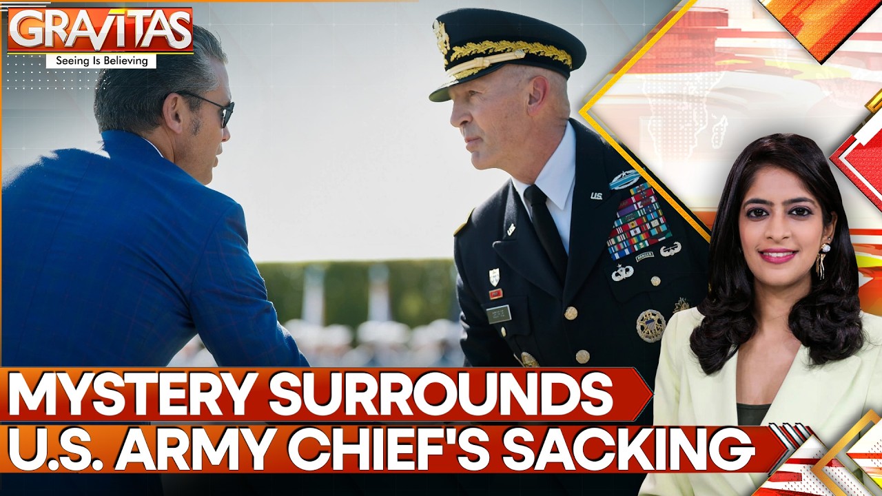 Was U.S. Army Chief Suddenly Sacked for Failure in Iran? | GRAVITAS