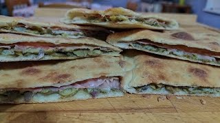 pizza rustica con carciofi