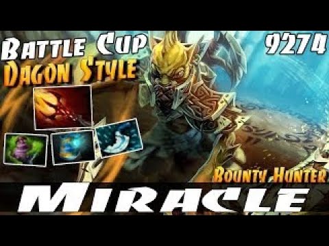 Miracle- [Bounty Hunter] Battle Cup Dagon Style - Dota 2