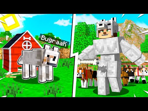 Minecraft, 100 GÜN BOYUNCA KÖPEK OLARAK YAŞADIM