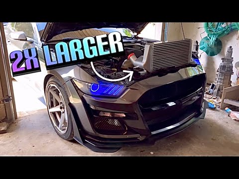 Installing a BIG Intercooler on my Mustang Ecoboost